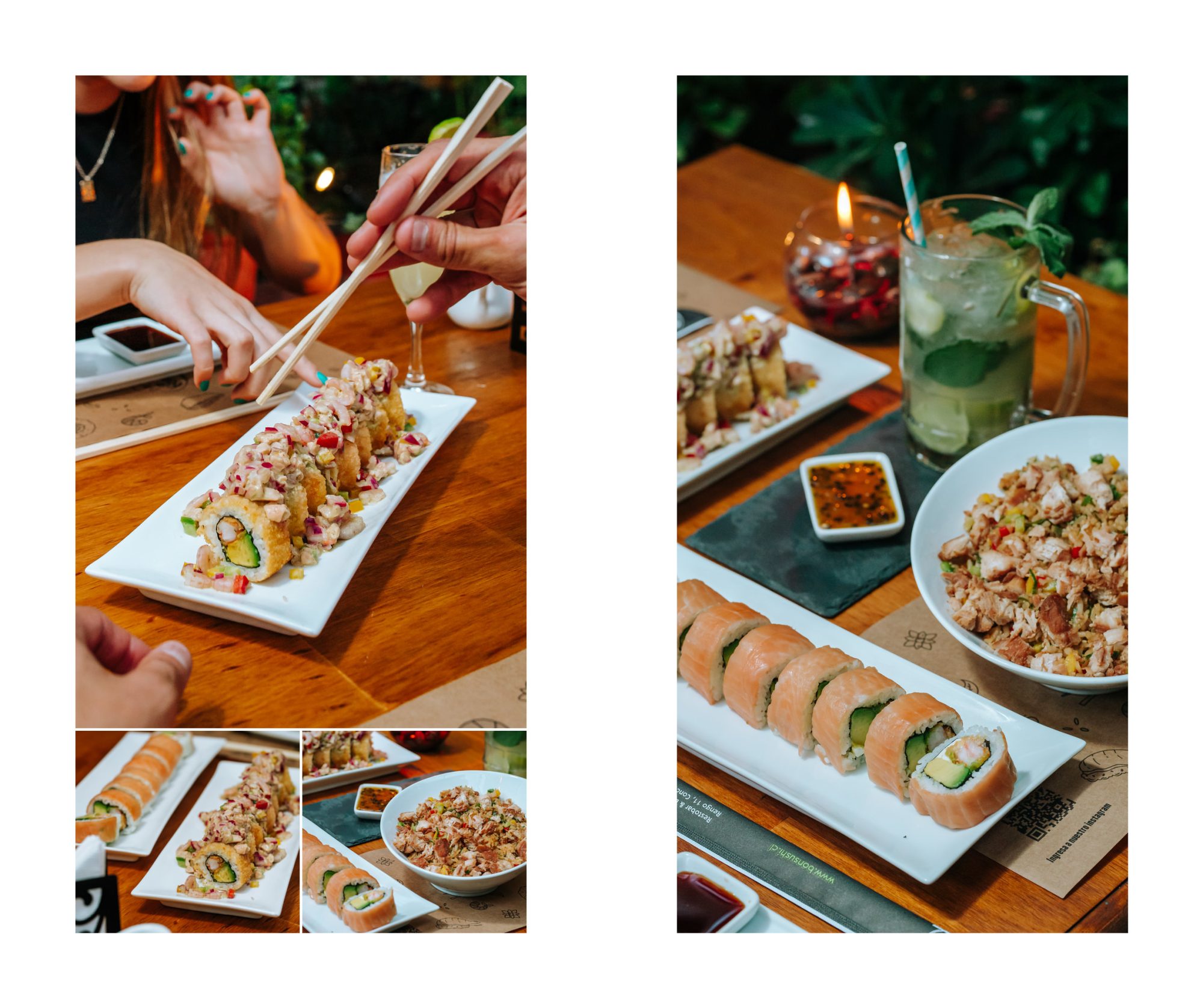 sushi bon sushi Fotografía de productos santiago chile